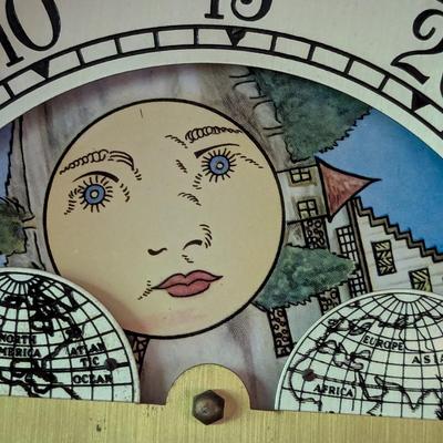 Antique Grandfather Clock Made In West Germany