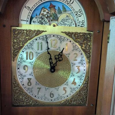 Antique Grandfather Clock Made In West Germany