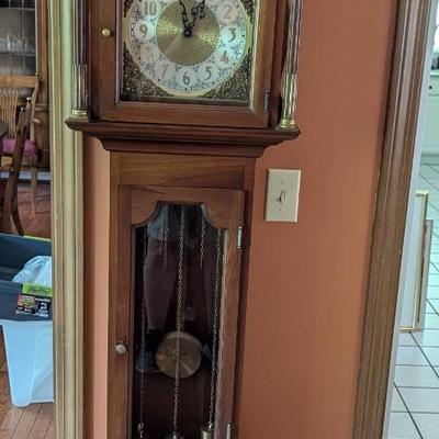 Antique Grandfather Clock Made In West Germany