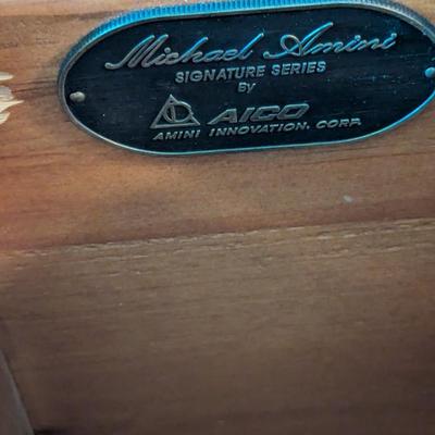 Aico "Michael Amini Signature Series" Carved Front Kneehole Desk