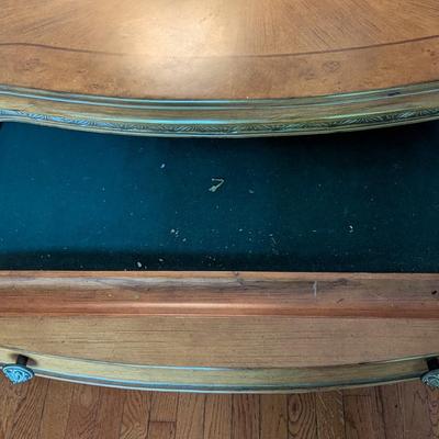 Aico "Michael Amini Signature Series" Carved Front Kneehole Desk