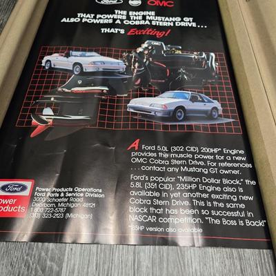 1980s Cobra OMC Advertisement Posters
