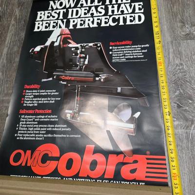 1980s Cobra OMC Advertisement Posters