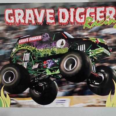 Vintage Gravedigger Poster