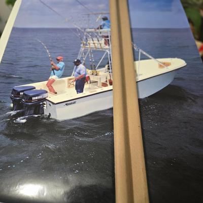 Large Vintage Yamaha Fishing Promo Posters