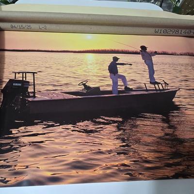 Large Vintage Yamaha Fishing Promo Posters