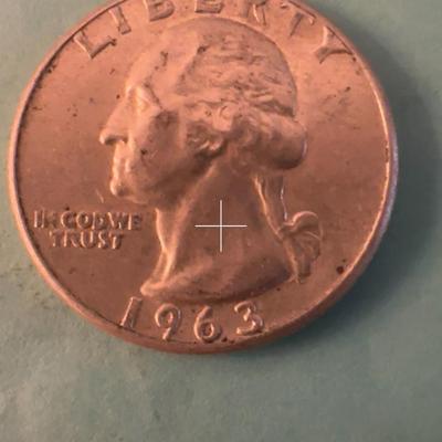 1963 US quarter