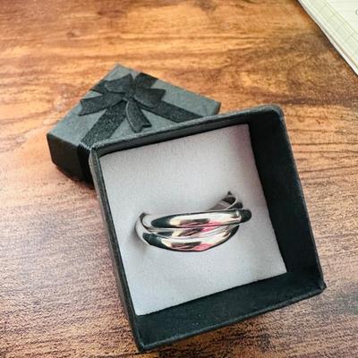 Three Ring Silver Ring