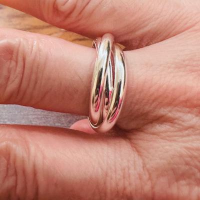 Three Ring Silver Ring