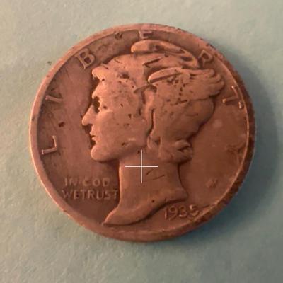 1935 Circulated Mercury Dime