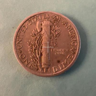 1940 Mercury dime