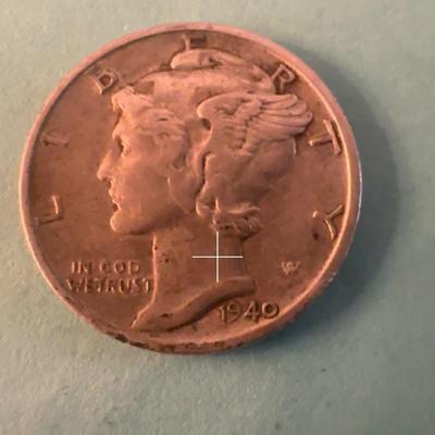 1940 Mercury dime