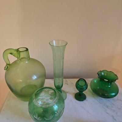 Green glass