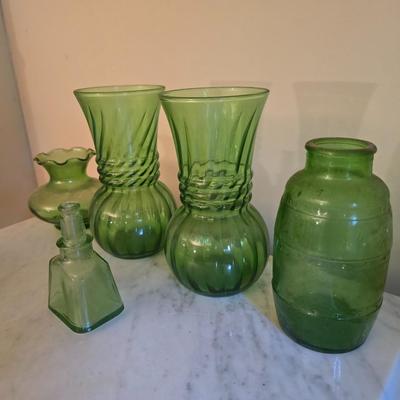 Green glass