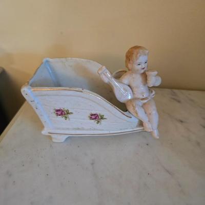 Ceramic bisque angel