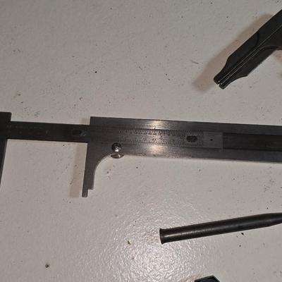 Lot of Vintage Machinist & Drafting Tools – Calipers, Dividers, Scribes & More