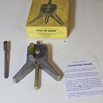 Curv-O-Mark Centering Head – Standard Size with Box & Instructions