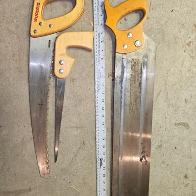 4 Hand Saws – WOODZIG, Back Saw & More