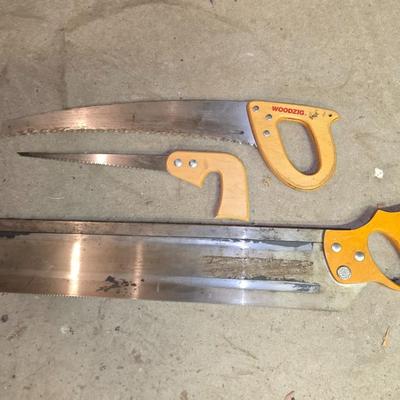 4 Hand Saws – WOODZIG, Back Saw & More