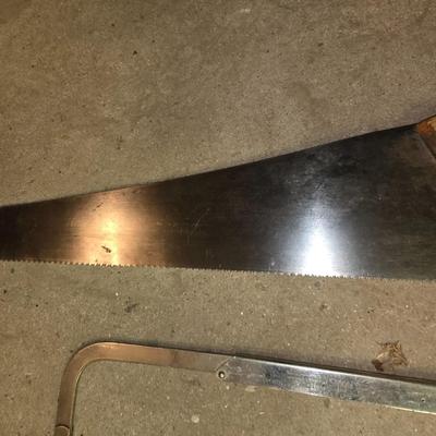 Mixed Lot of Saws & Accessories – Handsaw, Hacksaw, Blades & More