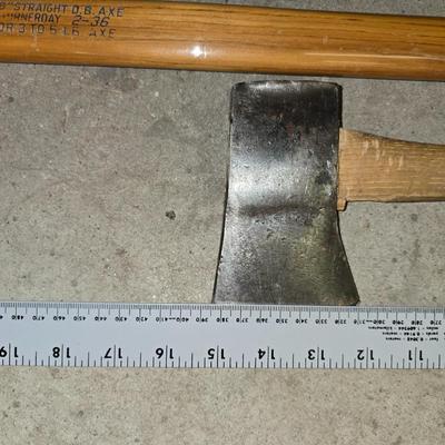 Vintage double-sided Axe and a nice Hatchet