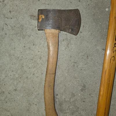 Vintage double-sided Axe and a nice Hatchet