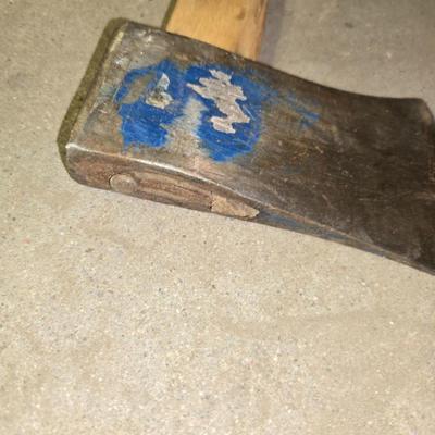 2 Axes + Wedge – Splitting Axe, Hatchet, and Steel Wedge