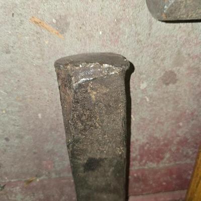 3 Heavy-Duty Tools – Splitting Wedge, Sledgehammer & Hatchet