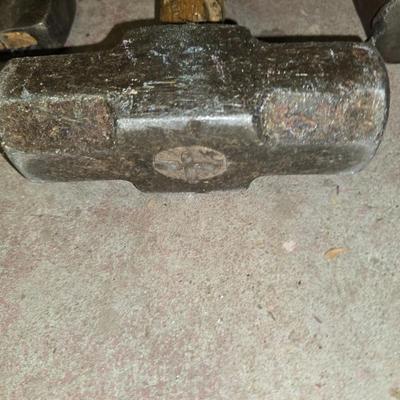 3 Heavy-Duty Tools – Splitting Wedge, Sledgehammer & Hatchet