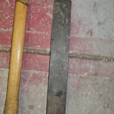 3 Heavy-Duty Tools – Splitting Wedge, Sledgehammer & Hatchet