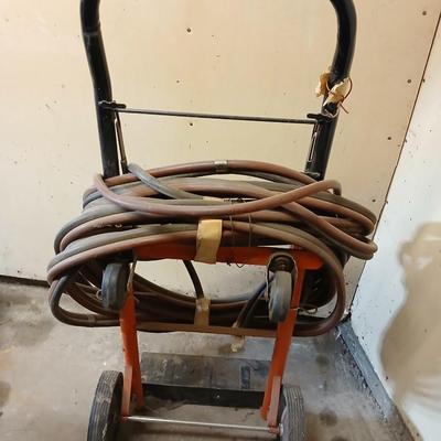 Welding Torch Cart with Twin Oxygen/Acetylene Hoses
