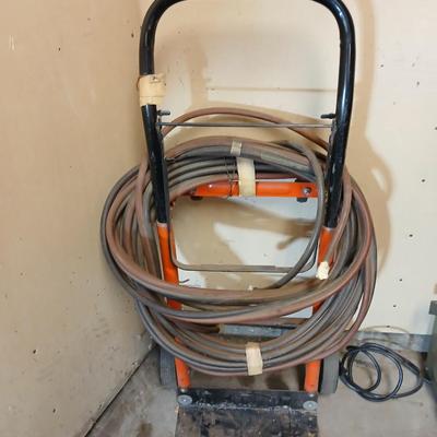 Welding Torch Cart with Twin Oxygen/Acetylene Hoses