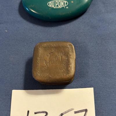 Vintage Copper Stamp Box and More