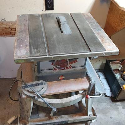 Vintage Working Toolkraft Table Saw – Model 839 (Springfield, MA)