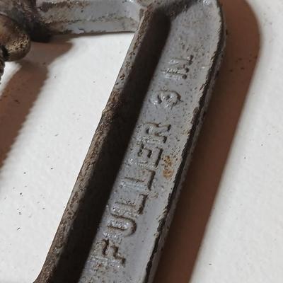 Lot of 3 Vintage Heavy-Duty C-Clamps – Armstrong, Eclipse, AutoKraft