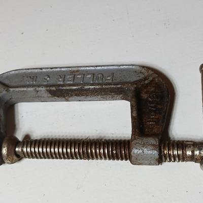 Lot of 3 Vintage Heavy-Duty C-Clamps – Armstrong, Eclipse, AutoKraft