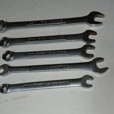 Lot of 5 Craftsman USA Combination Wrenches – SAE Sizes