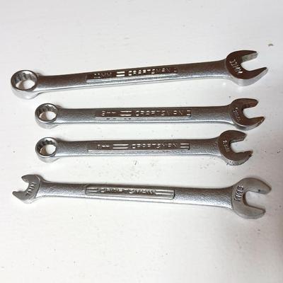 Lot of 5 Craftsman USA Combination Wrenches – SAE Sizes