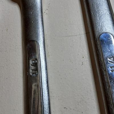 Lot of 4 Drop Forged Steel Combination Wrenches – Taiwan