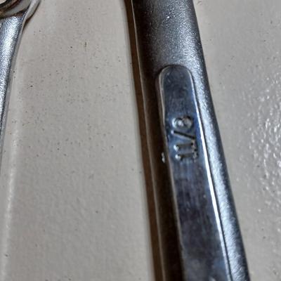 Lot of 4 Drop Forged Steel Combination Wrenches – Taiwan