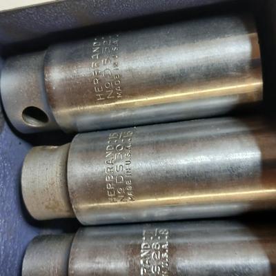 Vintage Herbrand 1/2" Drive Socket Set in Metal Box – Made in USA