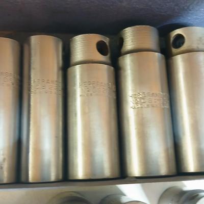 Vintage Herbrand 1/2" Drive Socket Set in Metal Box – Made in USA