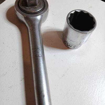 Powr-Kraft 1/2" Drive Flex-Head Ratchet with 1-7/16" Socket – USA Made