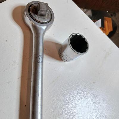 Powr-Kraft 1/2" Drive Flex-Head Ratchet with 1-7/16" Socket – USA Made