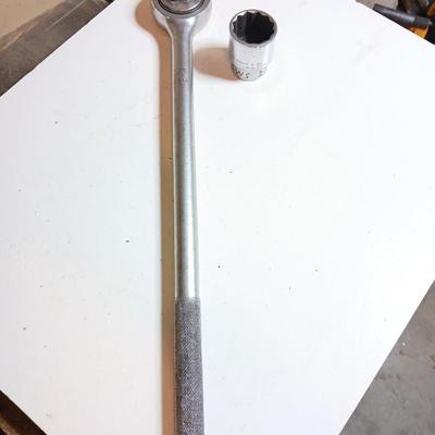 Powr-Kraft 1/2" Drive Flex-Head Ratchet with 1-7/16" Socket – USA Made