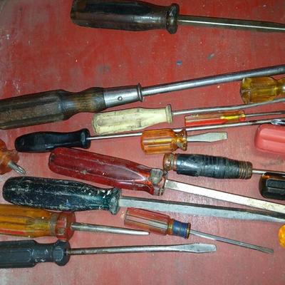 Mixed Screwdrivers – Vintage & Modern, Flathead, Phillips, More