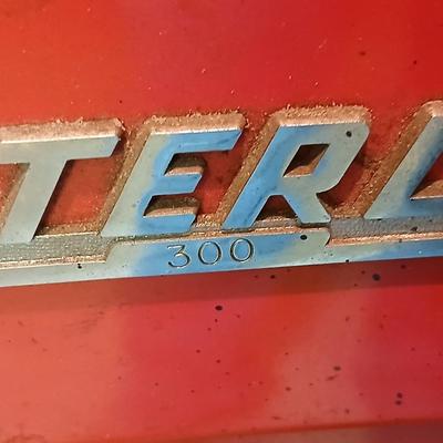 Vintage Waterloo Red Metal Rolling Tool Chest – 4 Drawers + Caster Wheels