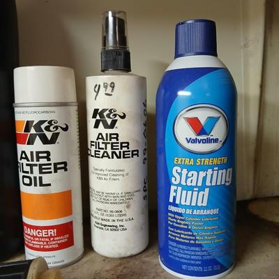 Lot of Automotive Maintenance Supplies – Gear Oil, Grease Tubes, Steel Wool & More