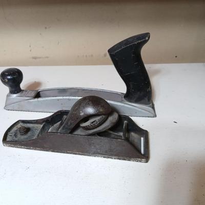 Vintage Stanley No. 130 Block Plane & Surform-Style Shaping Plane