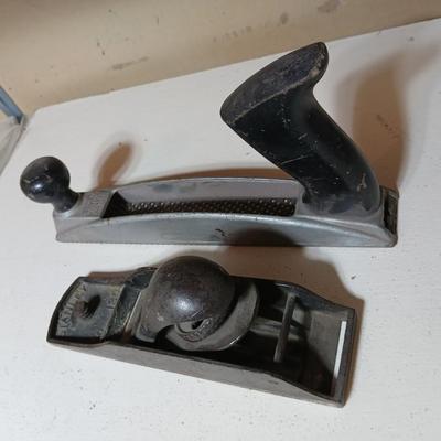 Vintage Stanley No. 130 Block Plane & Surform-Style Shaping Plane